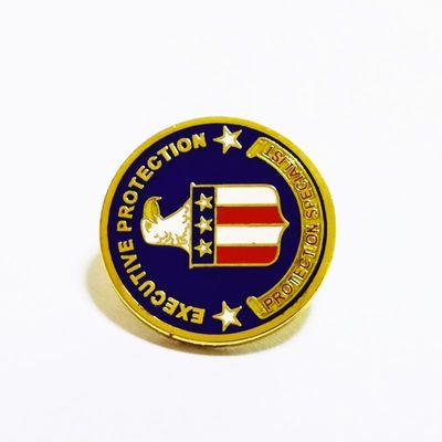 Buy Round Iron Stamped Custom Hard Enamel Pins 1.2mm With Rubber Clutch online manufacture