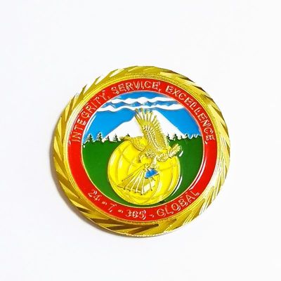 comprar Proceso de estampado de monedas de desafío personalizadas de oro de 4 mm para fabricación de precisión online manufacture