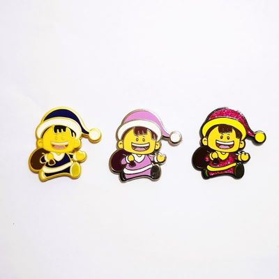 Beli 30x30mm Natal Metal Kerajinan Seng Alloy Lapel Pin Die Casting Proses online manufacture