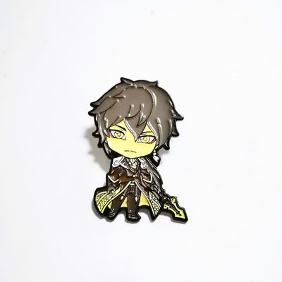 Beli Anime Ninja Custom Soft Enamel Pin Dengan Finishing Hitam Warna Dan Klutch Karet online manufacture