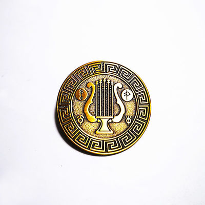 kaufen Die Struck Antike Custom Messing Lapel Pins mit zwei Stangen und Gummi-Clutches online manufacture