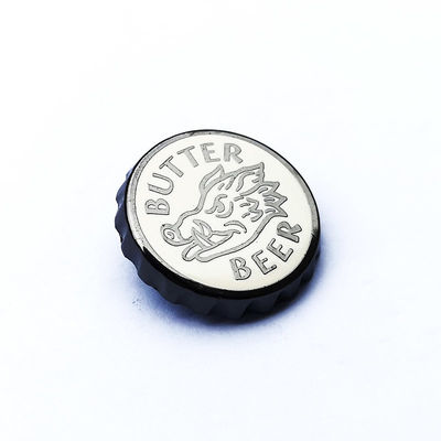 Beli Kap Botol Alloy Seng Pribadi Hard Enamel Lapel Pins dengan Klutch Karet Hitam online manufacture