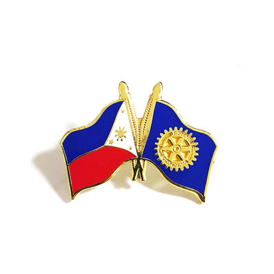 Beli Die Cast Zinc Alloy Custom Flag Lapel Pins Dengan Pos Ganda Dan Kupu-kupu Kupu-kupu online manufacture