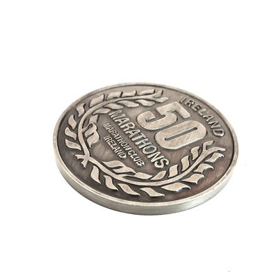 comprare Moneta d'argento antico spazzolato per l'Irlanda Marathon Club Espositivo da collezione online manufacture
