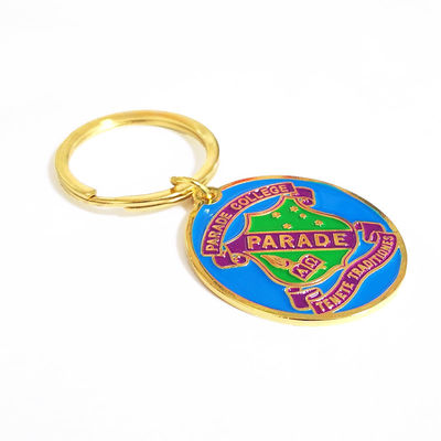 comprare Portachiavi in ferro per souvenir universitari con anello a schiena piatta da 30 mm online manufacture