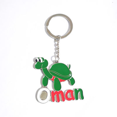 comprare Portachiavi in metallo per souvenir personalizzati Portachiavi in ferro morbido in smalto Portachiavi con disegno di tartaruga omana online manufacture