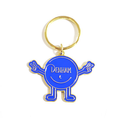 comprare Portachiavi in oro con timbro in ferro con logo intagliato sul retro online manufacture