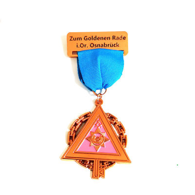comprare Copper Finishing Masonic Badges And Medals Zinc alloy per premi e souvenir online manufacture