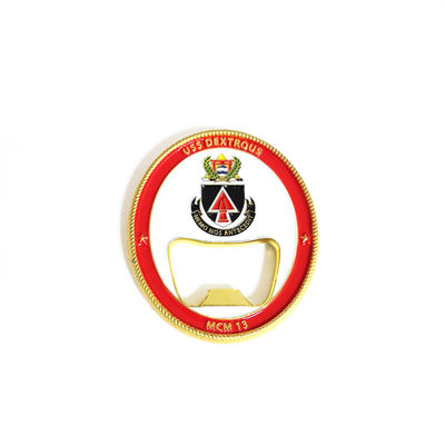 comprare 3D due toni lega di zinco USN Comandante Apri bottiglia oro e finitura di nichel nero online manufacture