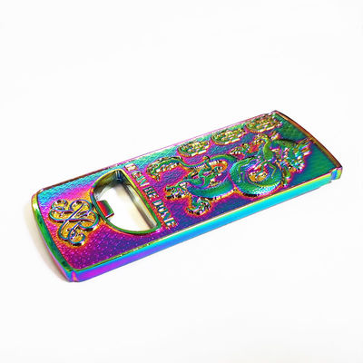 Beli Diecast Zinc Alloy Opener Botol Logam Militer Dengan Desain 3D Dan Rainbow Finish online manufacture
