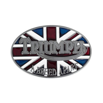Αγορά Οβάλ σχήμα 2D Triumph Belt Buckles με διαφανή χρώματα σμάλτου online manufacture