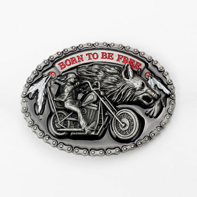 kaufen Schmelztexte Motorrad-Gussgürtel Schnalle mit Antike Silberfinish online manufacture