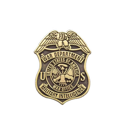 Beli Precision Die Stroke Lapel Pins 1.5 Inch Desain Perisai Anda online manufacture