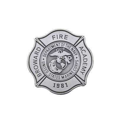 satın al Antika Gümüş Florian Haçı Özel Metal Pin 1.5 Inch Kelebek Küple online manufacture