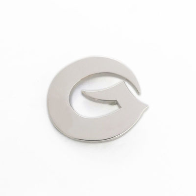 Beli Bentuk G Custom Metal Lapel Pin Logo Seng Alloy Die Cast Plated Perak online manufacture