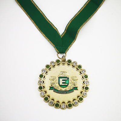 Buy 3D Carnival Celebration Medal Zinc Alloy With Sandblasted Back And Golden Border Ribbon online manufacture
