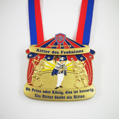 kaufen Gedenkmedaillon der Karnevalssitzung Goldplattiert mit Rückstempel online manufacture