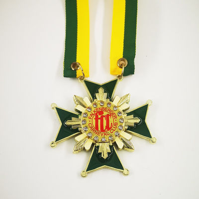 comprare FCC Diecast Zinc Alloy Carnival Medal Dorato Con Stampo E Adesivo online manufacture
