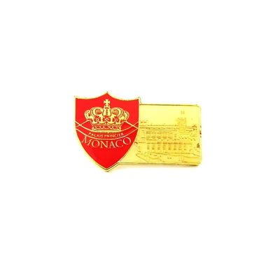 comprare Monaco Palais Princier Stamped Epoxy Domed Lapel Pin Con Rubber Clutch online manufacture