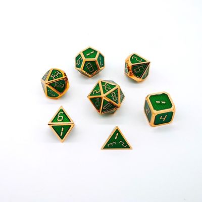 Beli 7pcs dalam set seng paduan logam dadu ketahanan tinggi dengan nomor jam digital online manufacture