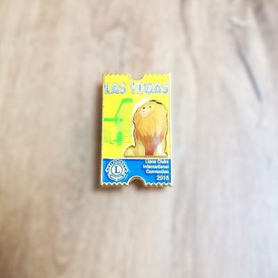 comprare Convegno del Lions Club personalizzato, smalto morbido combinato con pin di lapel metallico a smalto duro online manufacture