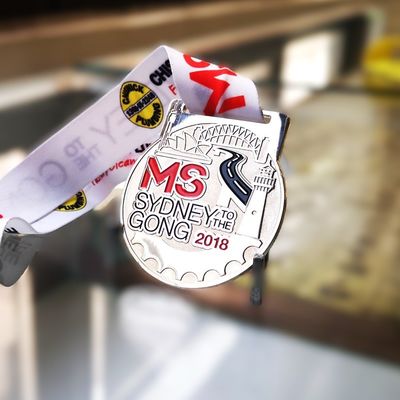 kaufen Sydney an The Gong Design Soft Enamel Metal Laufmedaille mit Sponsor Namen online manufacture