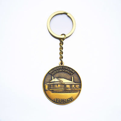 Αποφοίτησαν από το κολέγιο Souvenir 3D μεταλλικές κλειδαριές σε αρχαίο χρυσό με 30mm Split Ring