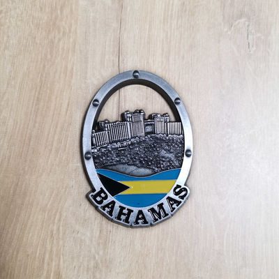 3D Bahamas Ζινκ Σύνθεση Τουρισμός Custom ψυγείο μαγνήτες για την διακόσμηση ψυγείου