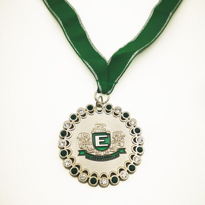 Narren Design Soft Enamel Carnival Medallion 3D Ασημένιο Πλαστικό Πίσω Με Velcro