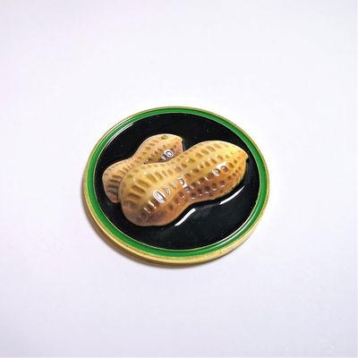 سکه چالش 3D مرکب زنک دور در طلا با فول آلبوم چاپی بادام زمینی